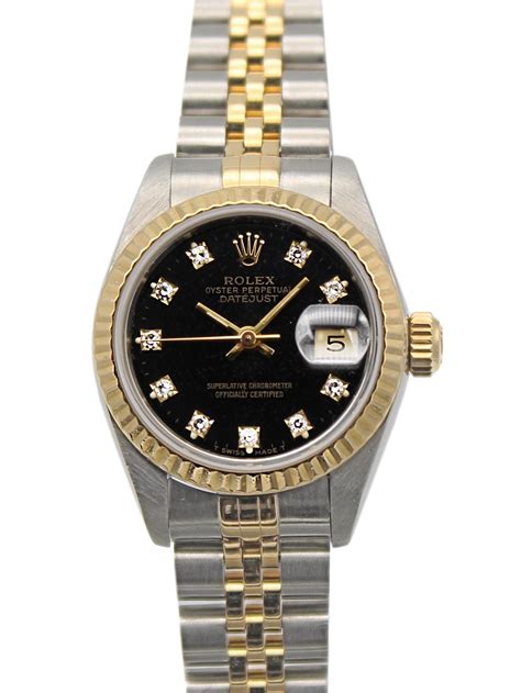 rolex datejust lady black|lady Datejust Rolex price.